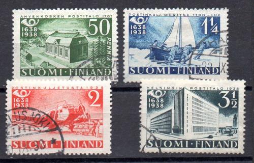 芬兰 年份 1938 编号 Yvert 205/08 (o)